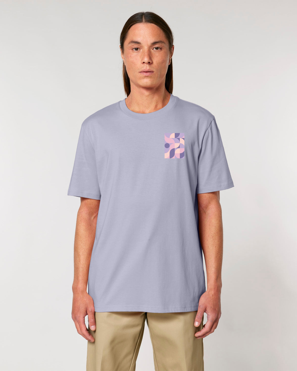 Unisex Pocketshirt | 70s Wallpaper / Lavendel