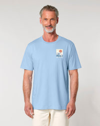 Unisex Pocketshirt | Japanese Wave / Hellblau