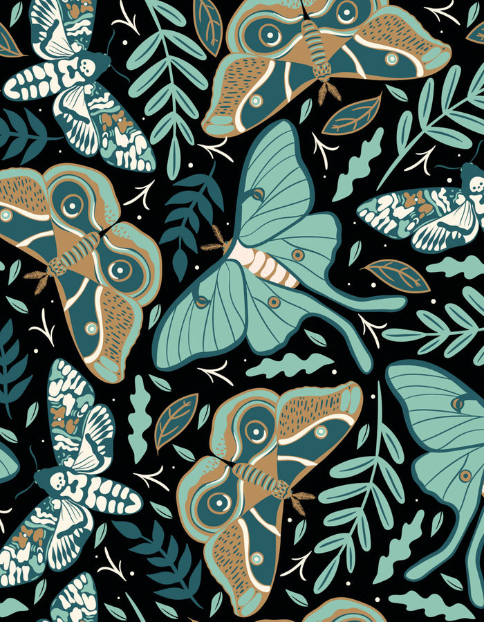 Unisex Pocketshirt | Moth / Pale Leaf