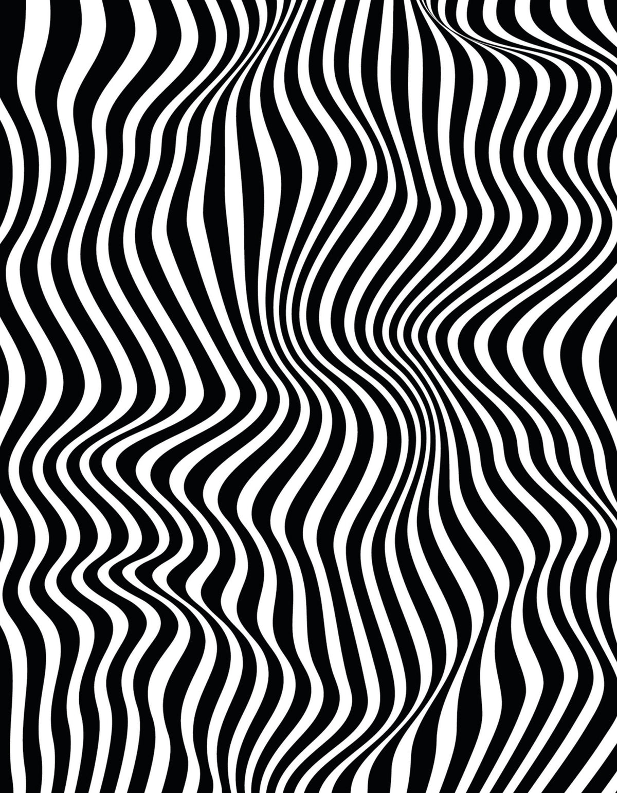 Monochrome Wavy / Weiß