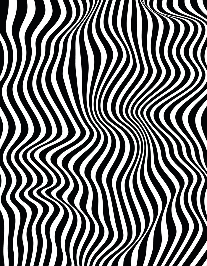 Monochrome Wavy / Weiß