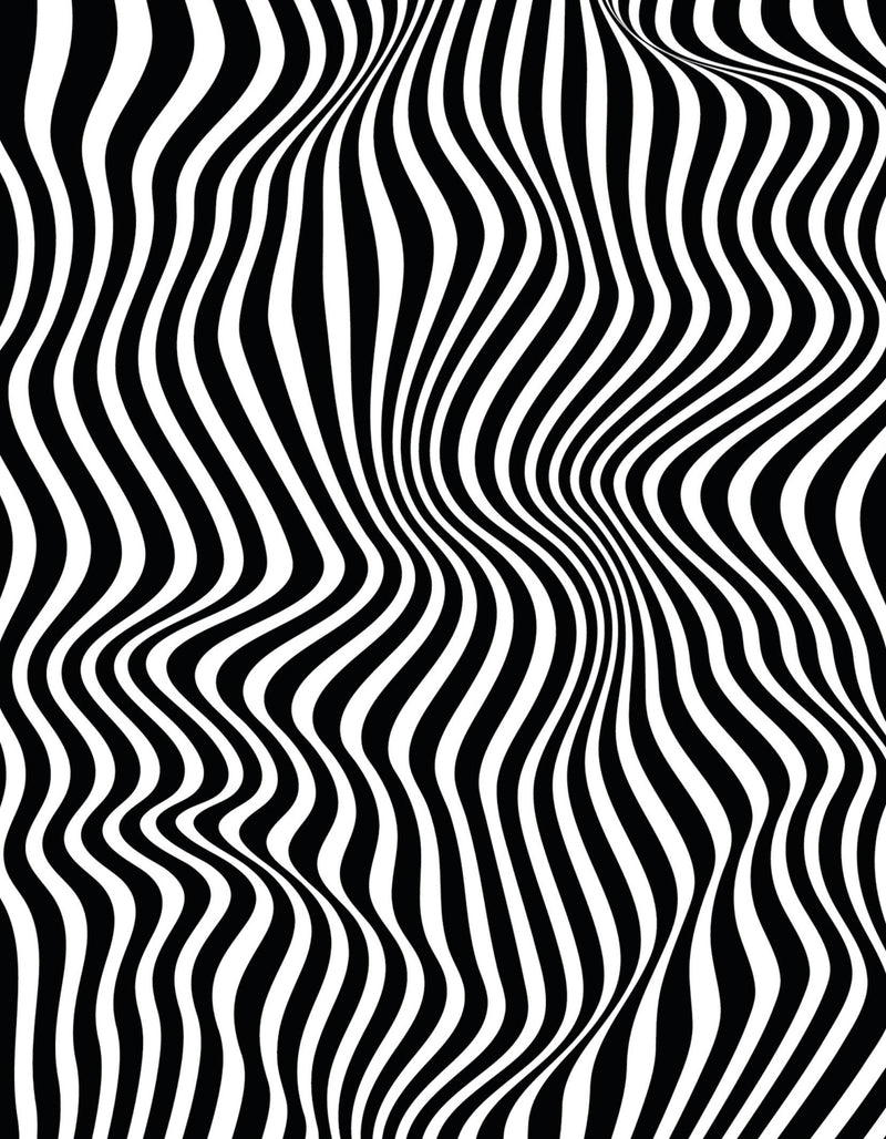 Monochrome Wavy / Weiß