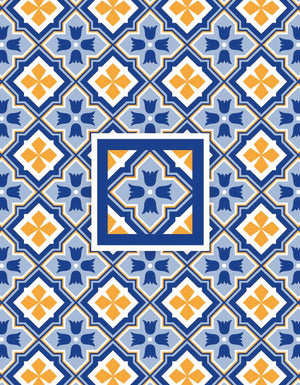 Muster Mosaik, Nahaufnahme