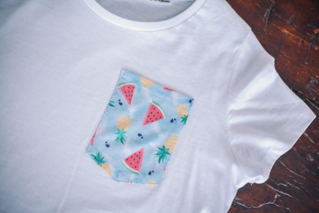 Women T-Shirt mit Wassermelone-Ananas Motiv